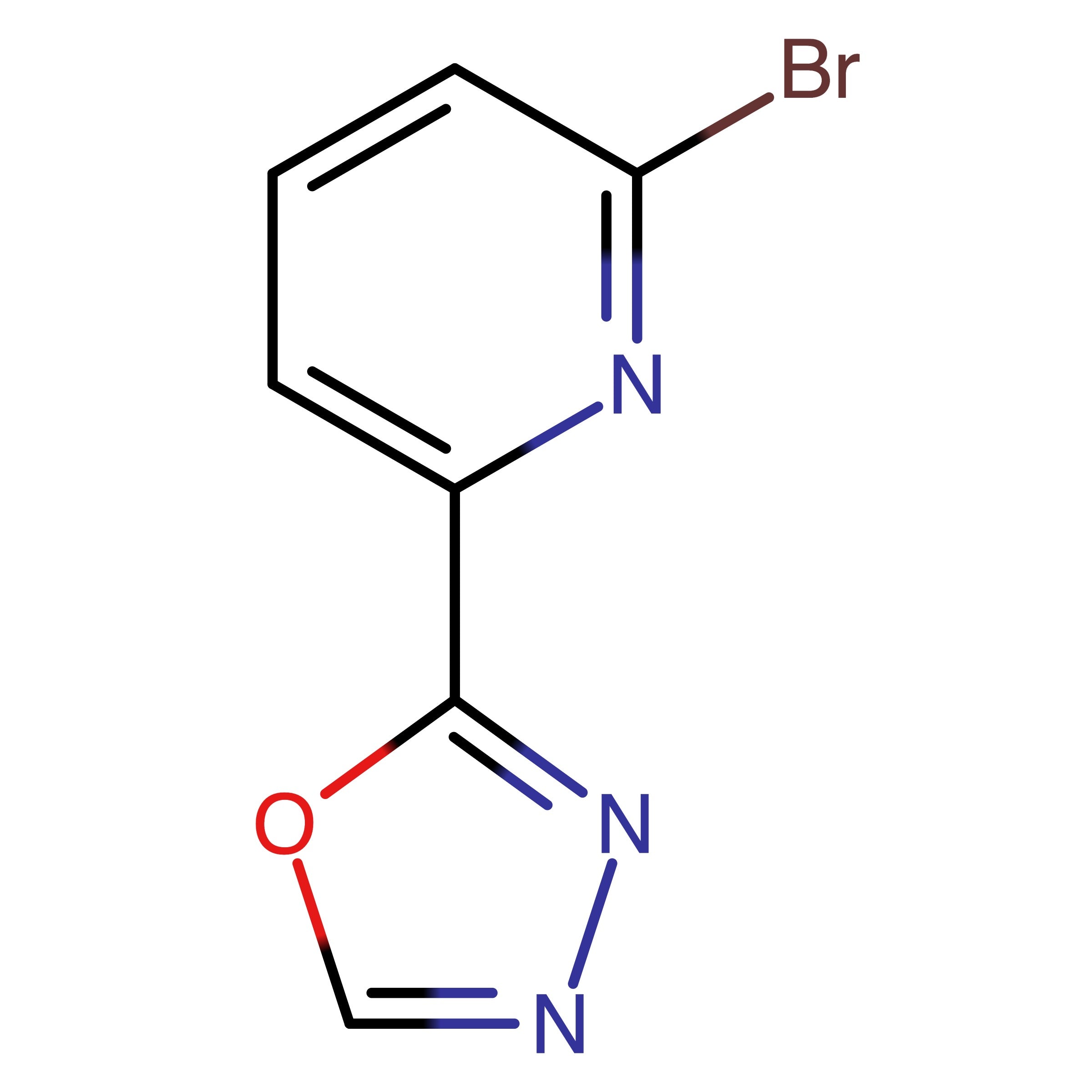 CAS 2420425-49-4 | 2-(6-Bromopyridin-2-yl)-1,3,4-oxadiazole