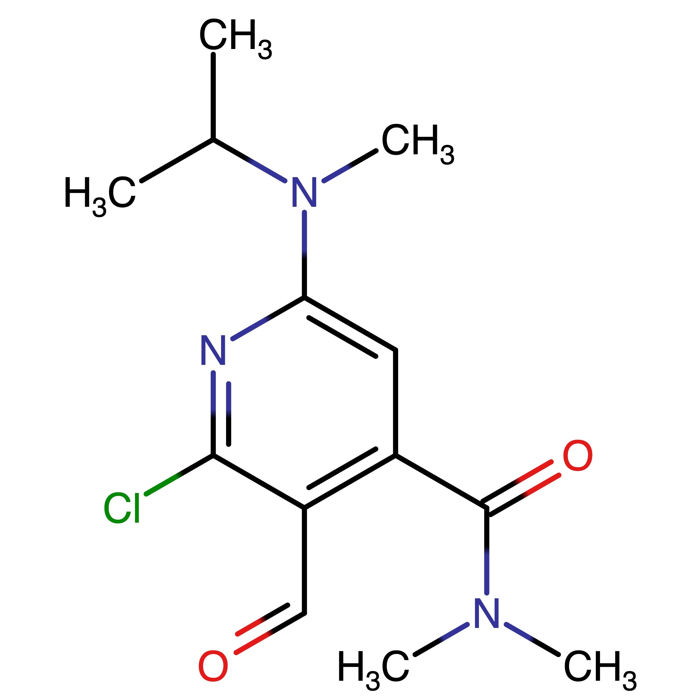CAS 2420427-59-2 | 2-Chloro-3-formyl-6-(prop-2-yl(methyl)amino)-N,N-dimethylisonicotinamide
