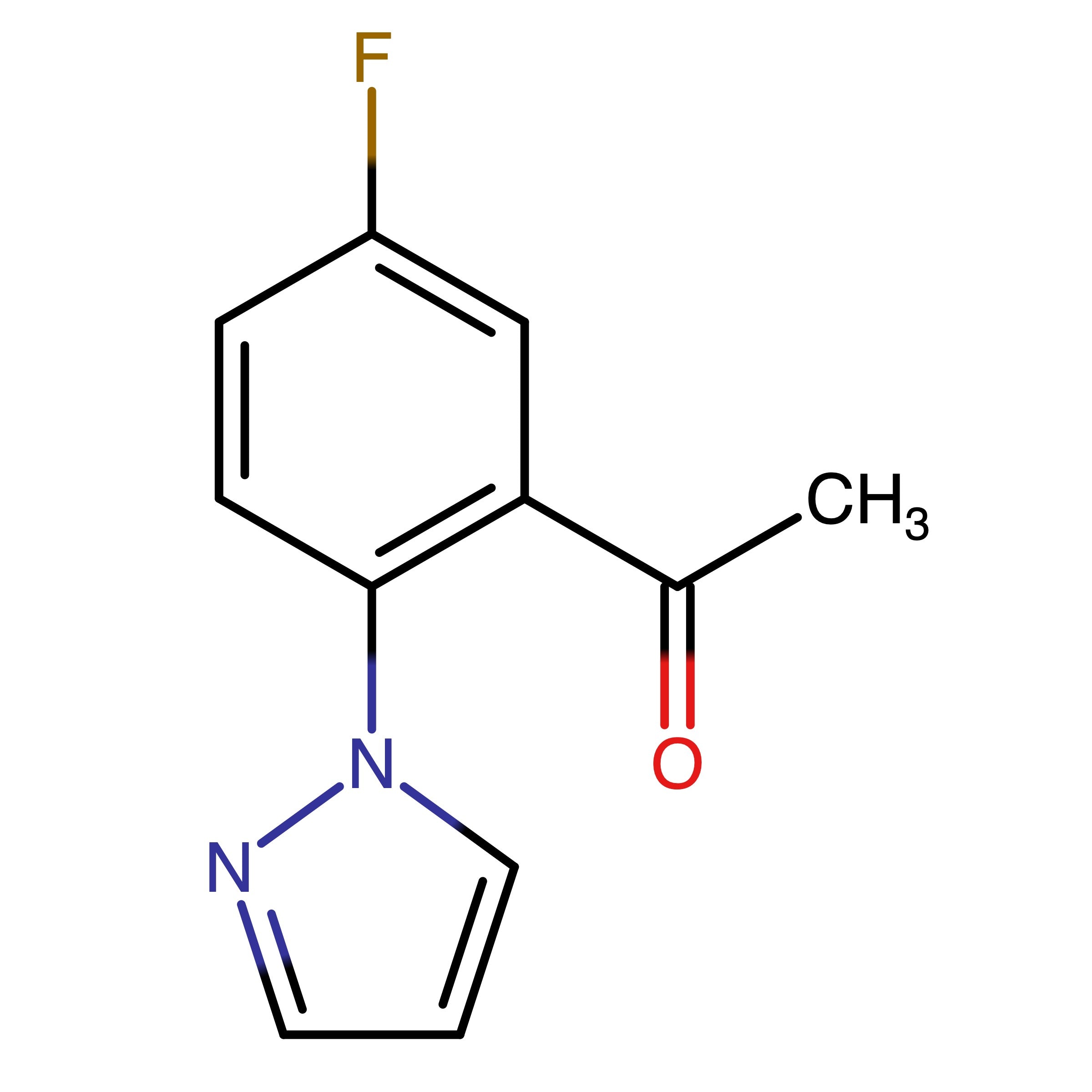 CAS 1152964-36-7 | 1-(5-Fluoro-2-(1H-pyrazol-1-yl)phenyl)ethan-1-one | MFCD11136850