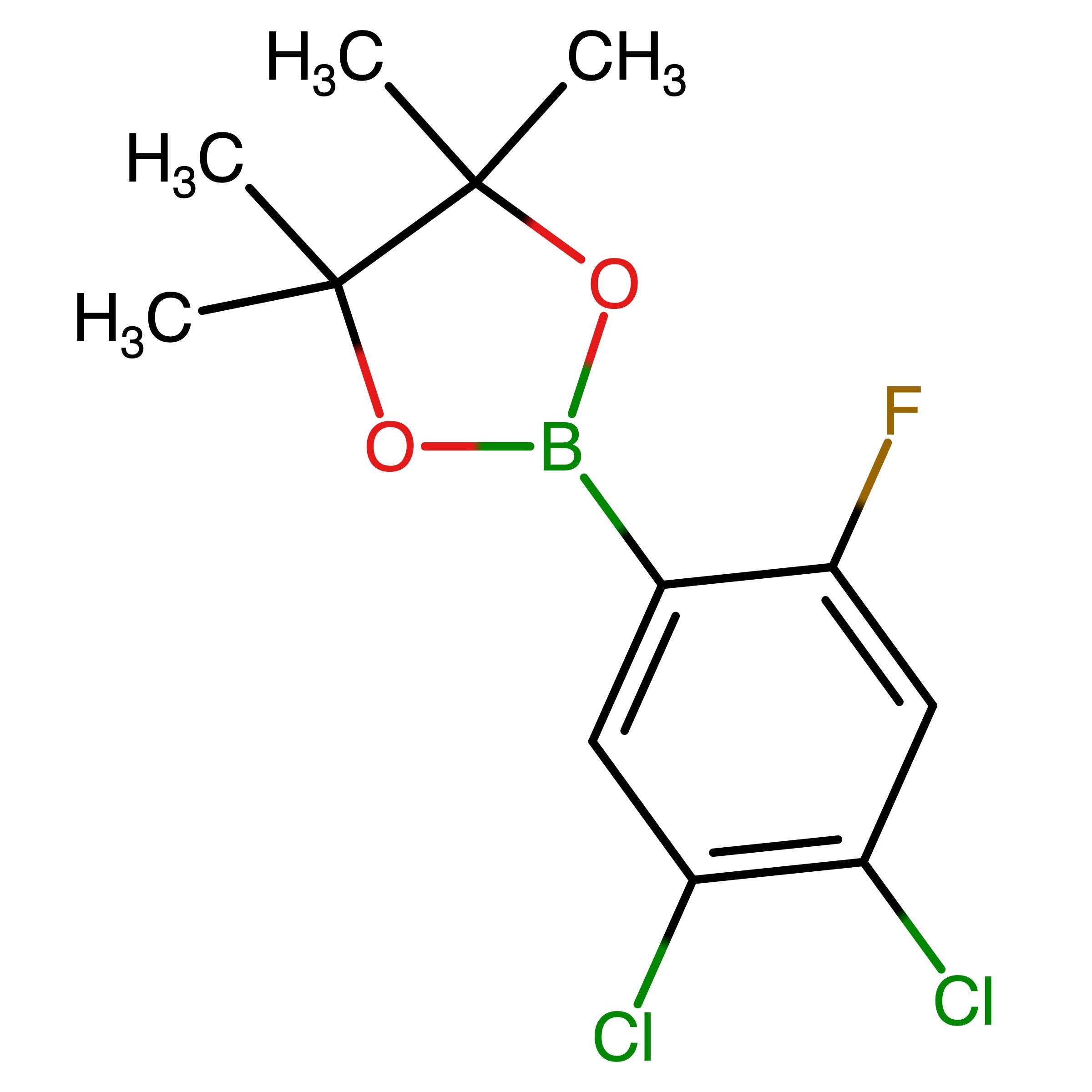 CAS 1116681-96-9 | 4,5-Dichloro-2-fluorophenylboronic acid, pinacol ester | MFCD16660310