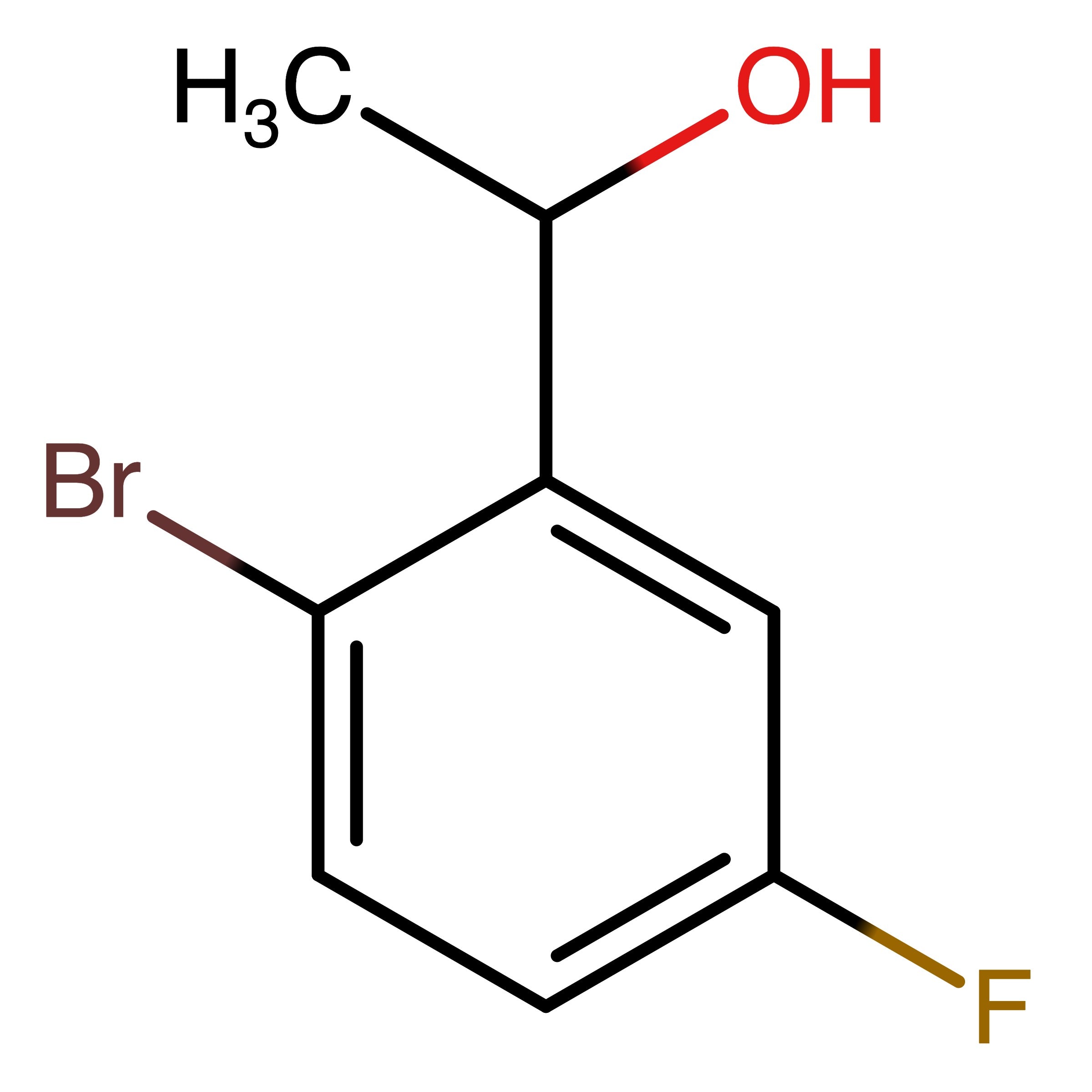 CAS 906673-56-1 | 1-(2-Bromo-5-fluorophenyl)ethan-1-ol | MFCD22573034