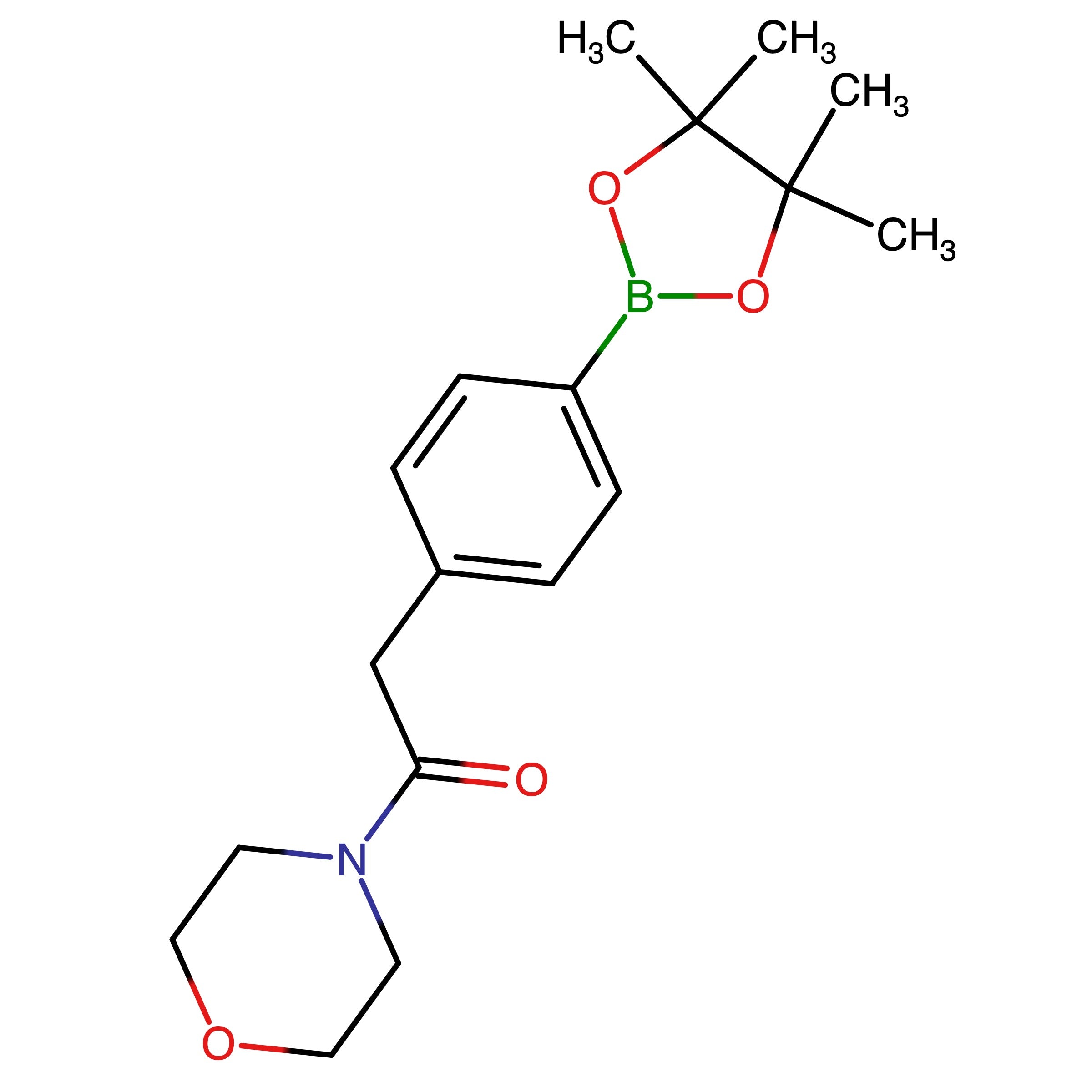 CAS 1092563-23-9 | 1-Morpholino-2-(4-(4,4,5,5-tetramethyl-1,3,2-dioxaborolan-2-yl)phenyl)ethanone | MFCD18910277