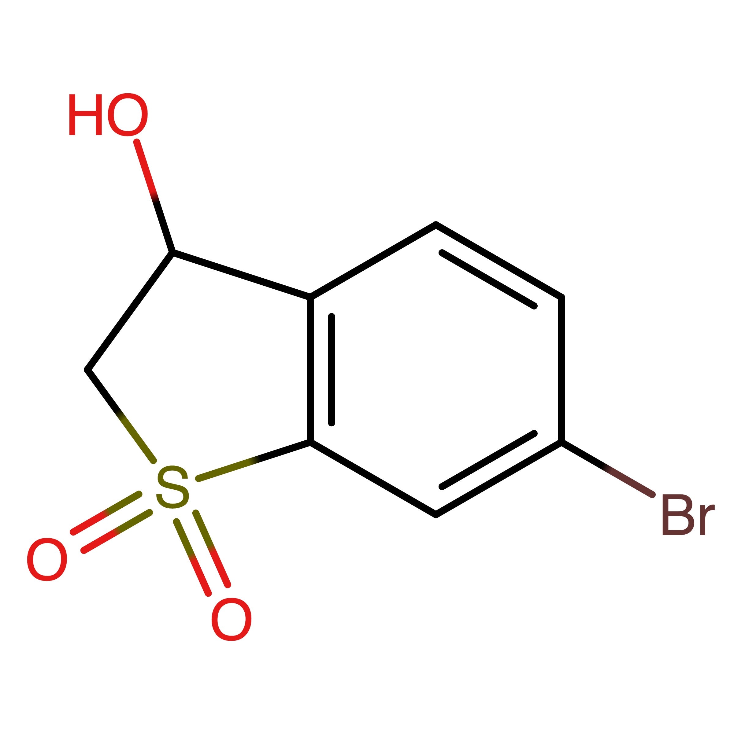 CAS 1346818-94-7 | 6-Bromo-3-hydroxy-2,3-dihydrobenzo[b]thiophene 1,1-dioxide