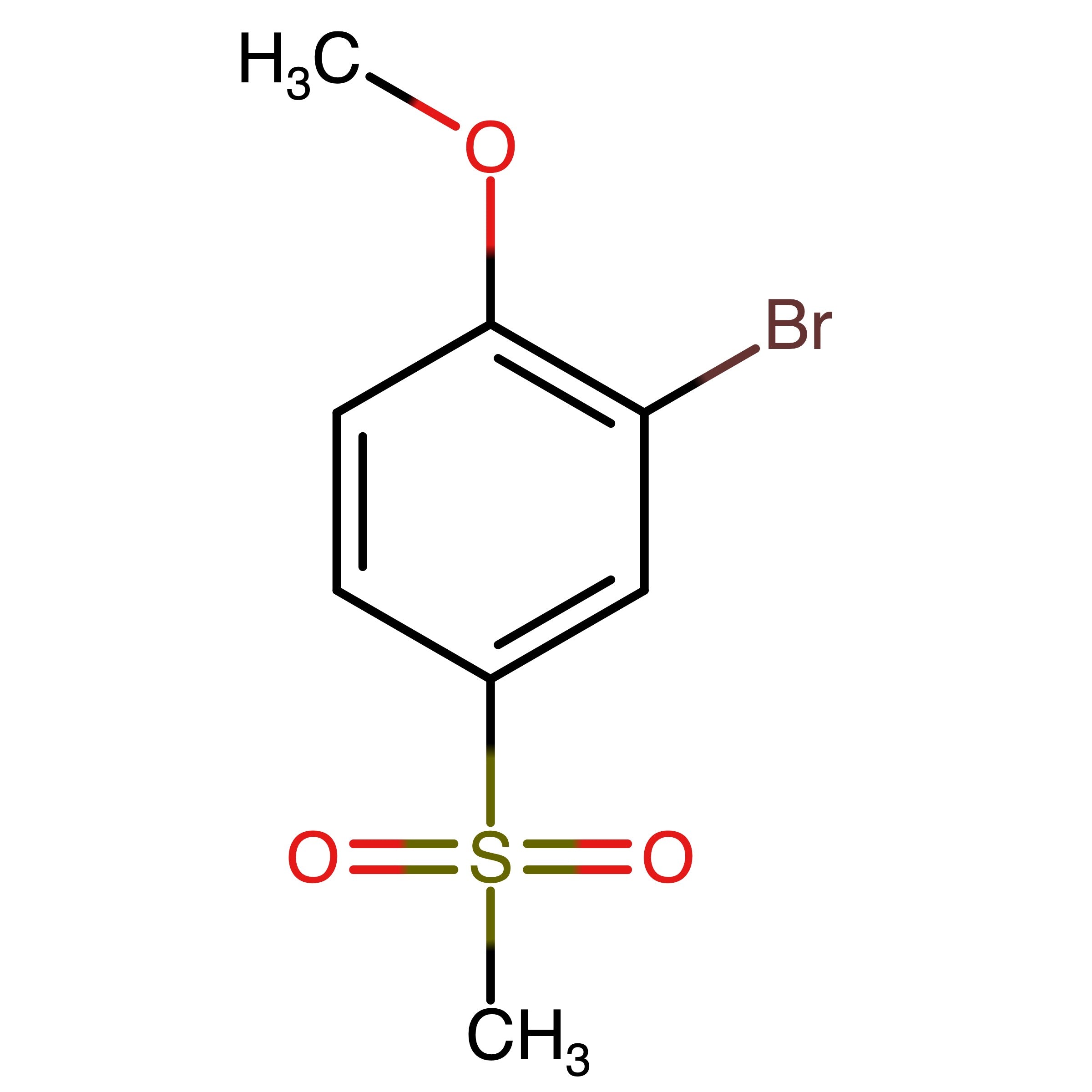 CAS 20951-42-2 | 2-Bromo-1-methoxy-4-(methylsulfonyl)benzene | MFCD27947237