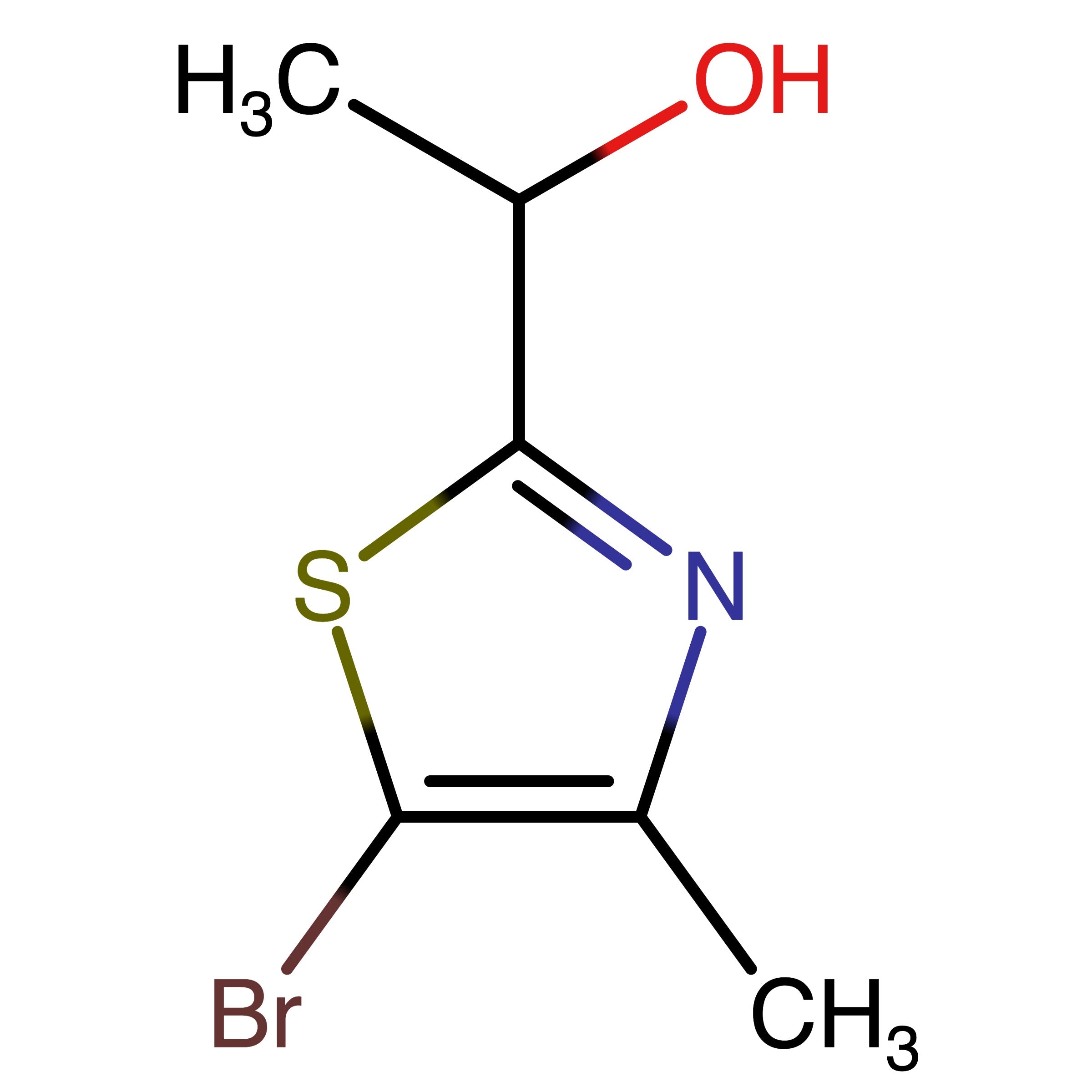 CAS 1346819-30-4 | 1-(5-Bromo-4-methylthiazol-2-yl)ethan-1-ol