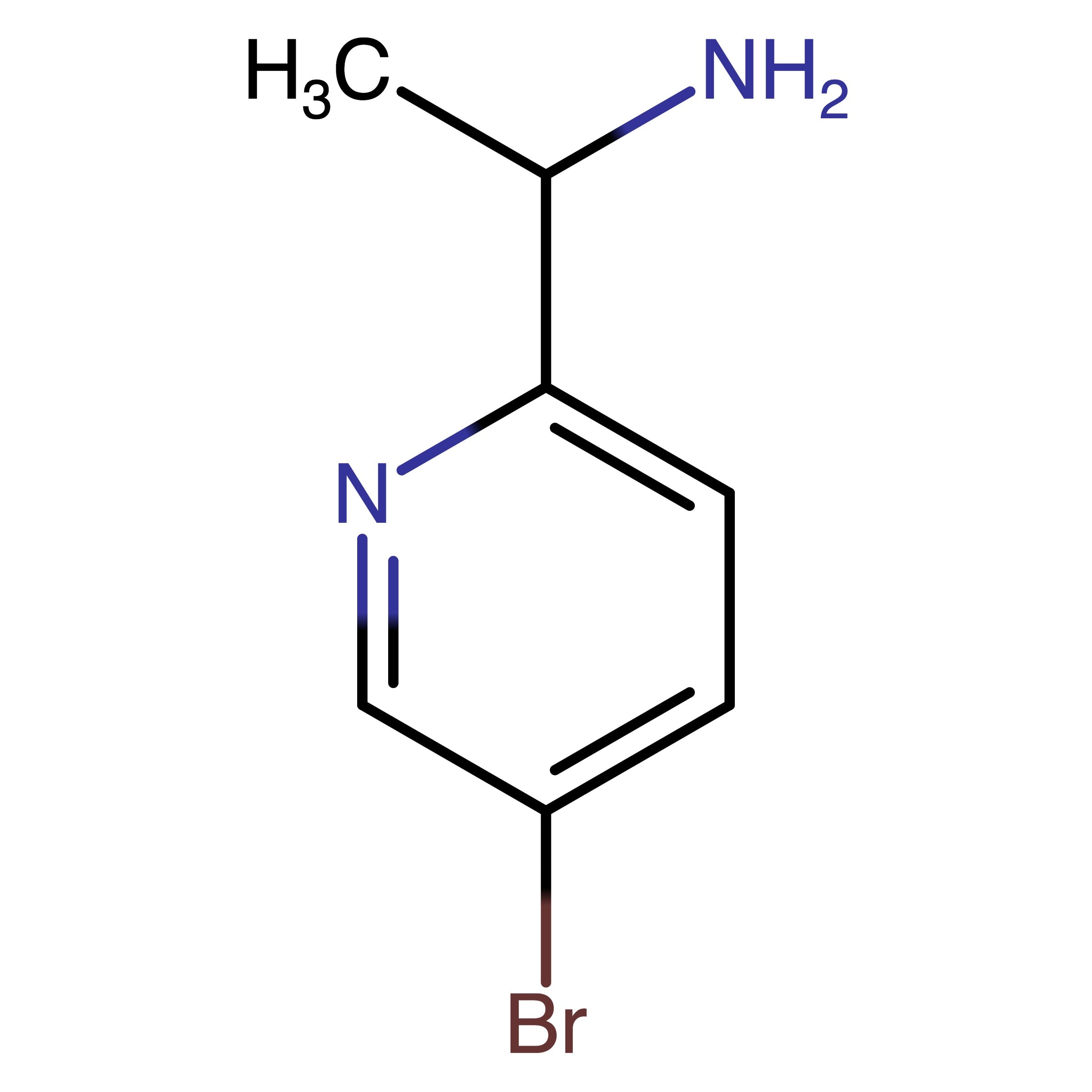 CAS 871723-90-9 | 1-(5-Bromopyridin-2-yl)ethan-1-amine | MFCD17016105
