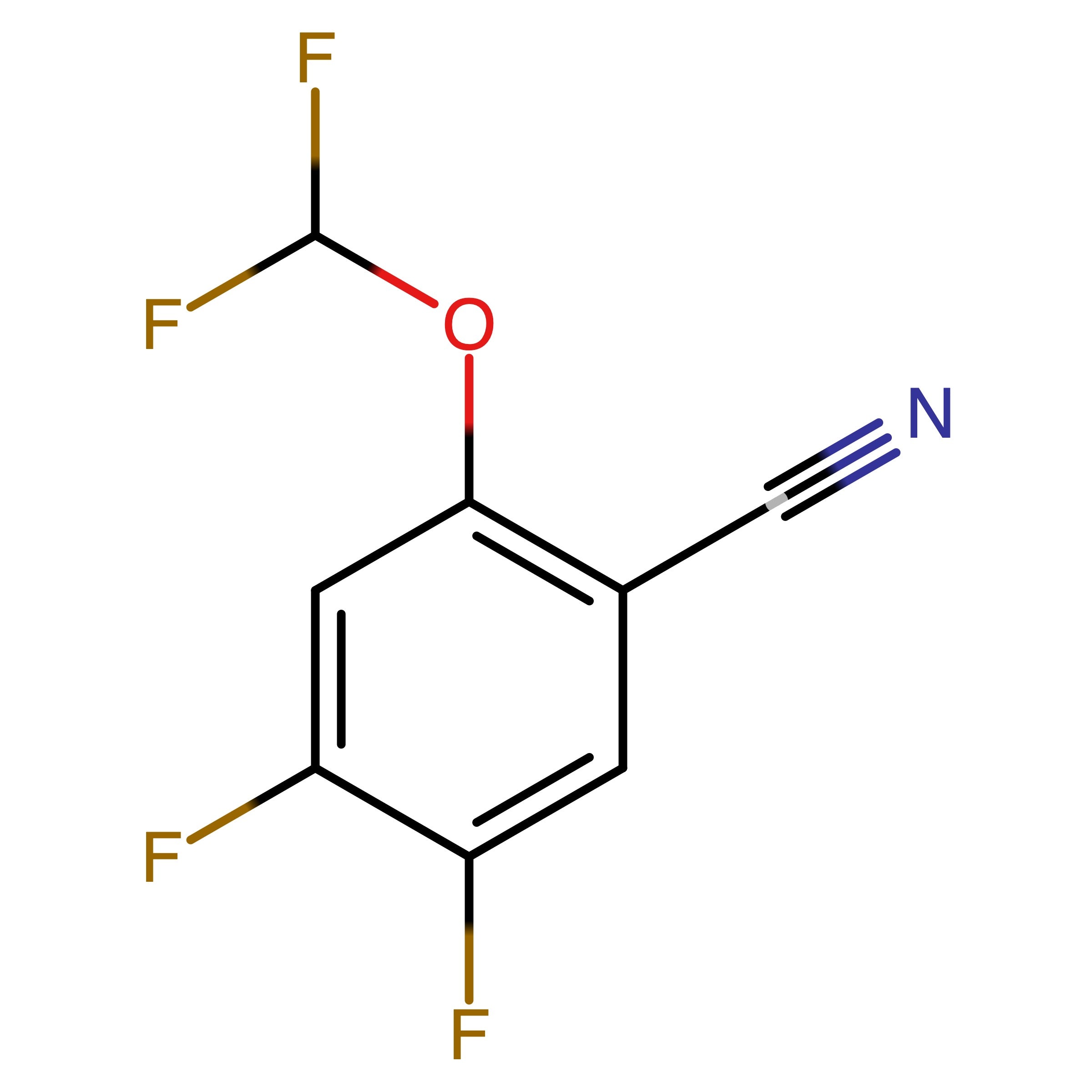 CAS 933772-77-1 | 2-(Difluoromethoxy)-4,5-difluorobenzonitrile | MFCD14698434