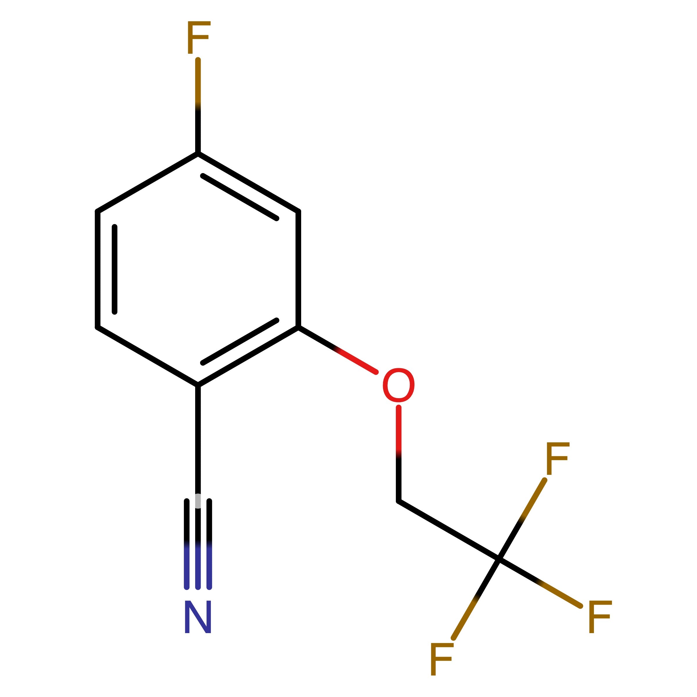 CAS 933772-78-2 | 4-Fluoro-2-(2,2,2-trifluoroethoxy)benzonitrile | MFCD27933475