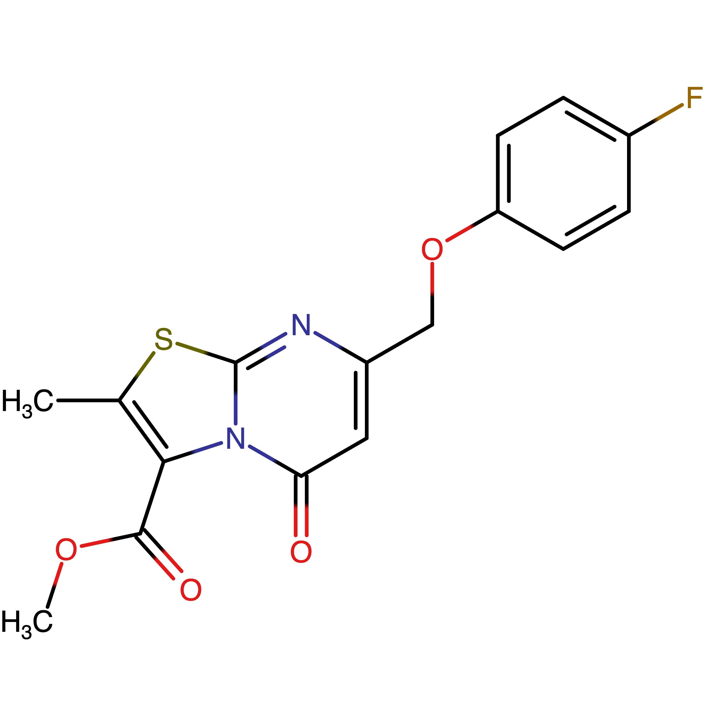 CAS 1698908-21-2 | Methyl 7-((4-fluorophenoxy)methyl)-2-methyl-5-oxo-5H-thiazolo[3,2-a]pyrimidine-3-carboxylate