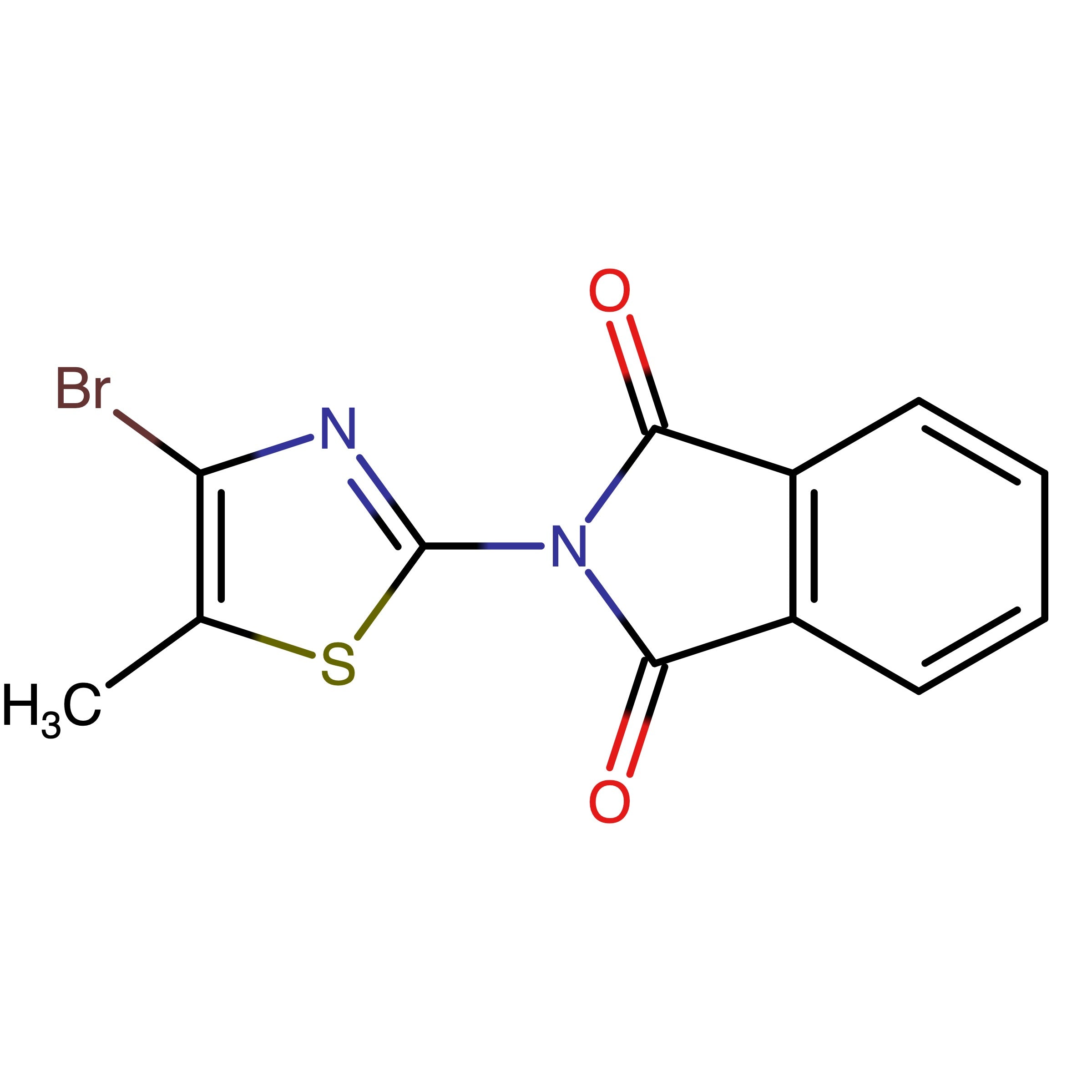 CAS 1446282-12-7 | 2-(4-Bromo-5-methylthiazol-2-yl)isoindoline-1,3-dione | MFCD25509456