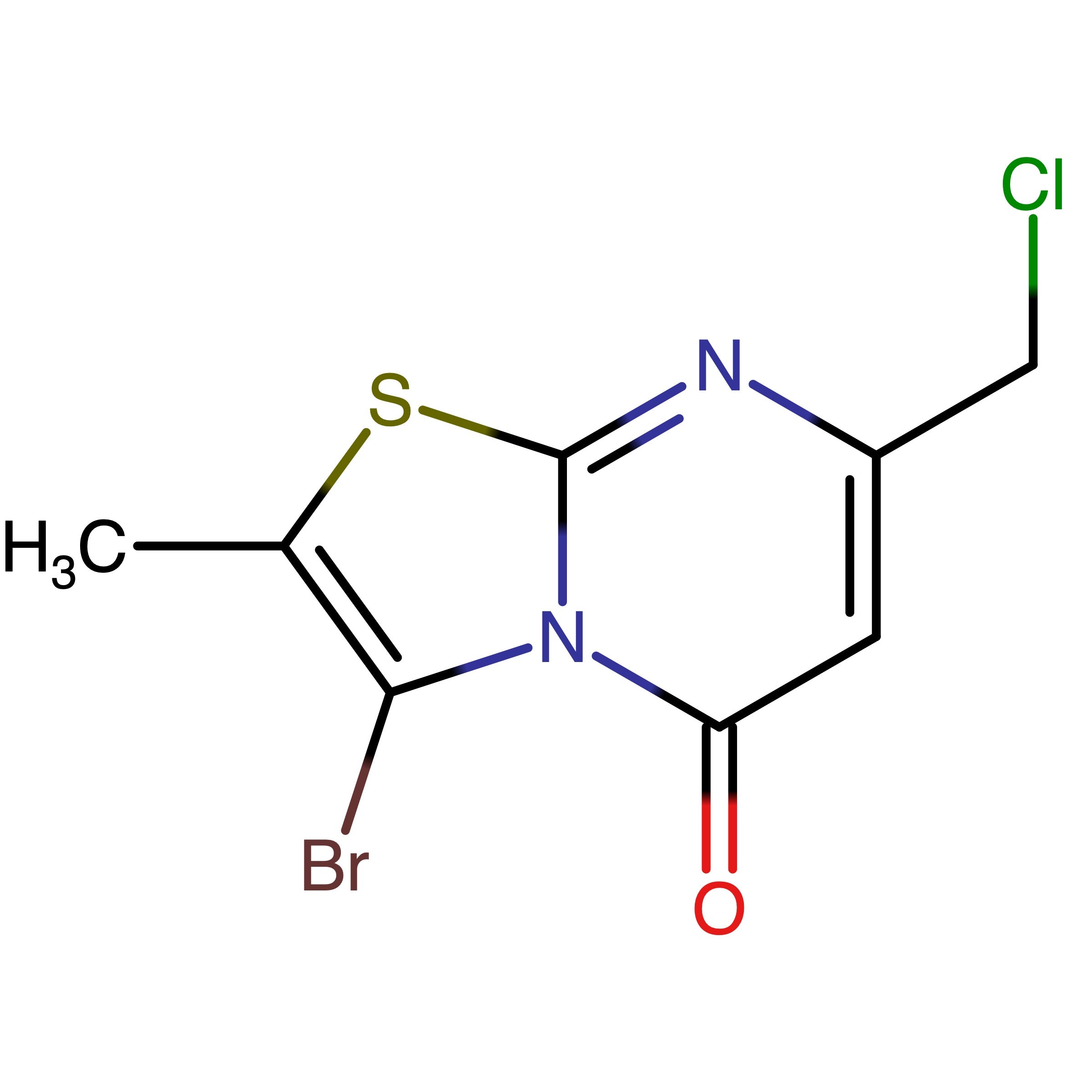 CAS 1698908-27-8 | 3-Bromo-7-(chloromethyl)-2-methyl-5H-thiazolo[3,2-a]pyrimidin-5-one | MFCD28400591