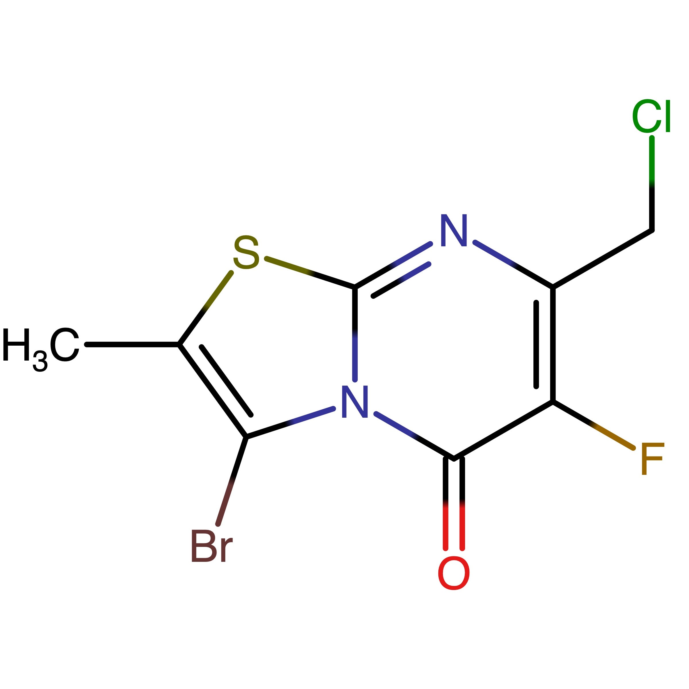 CAS 1698908-36-9 | 3-Bromo-7-(chloromethyl)-6-fluoro-2-methyl-5H-thiazolo[3,2-a]pyrimidin-5-one
