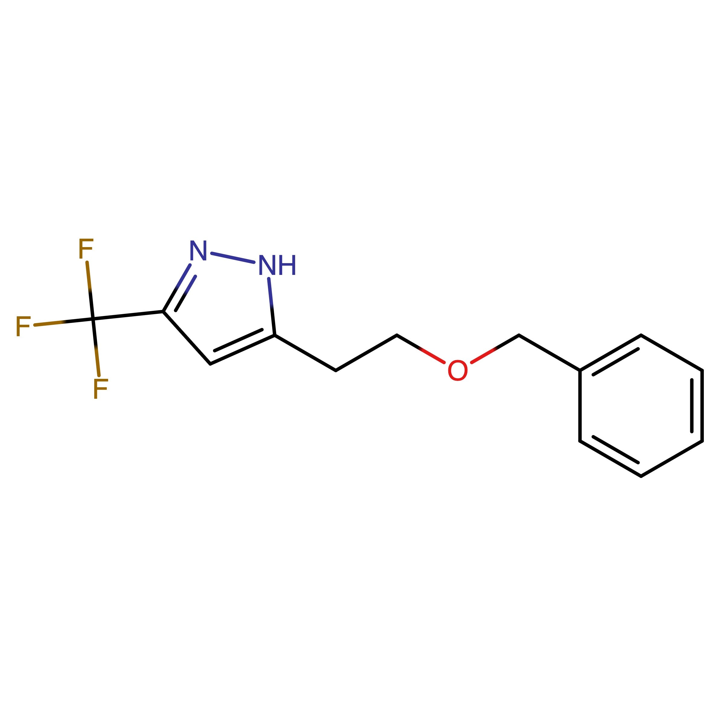 CAS 185854-04-0 | 5-(2-(Benzyloxy)ethyl)-3-(trifluoromethyl)-1H-pyrazole