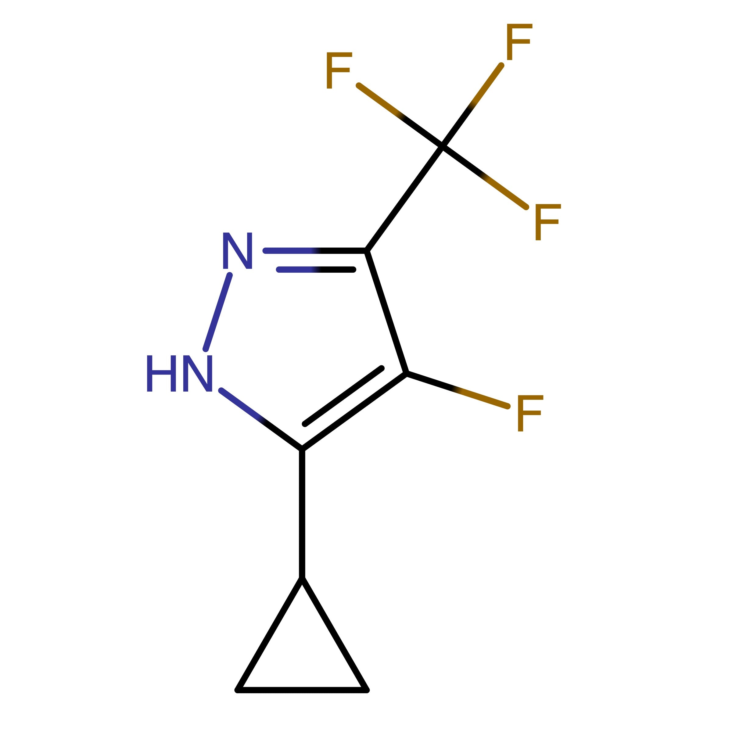 CAS 1698908-68-7 | 5-Cyclopropyl-4-fluoro-3-(trifluoromethyl)-1H-pyrazole