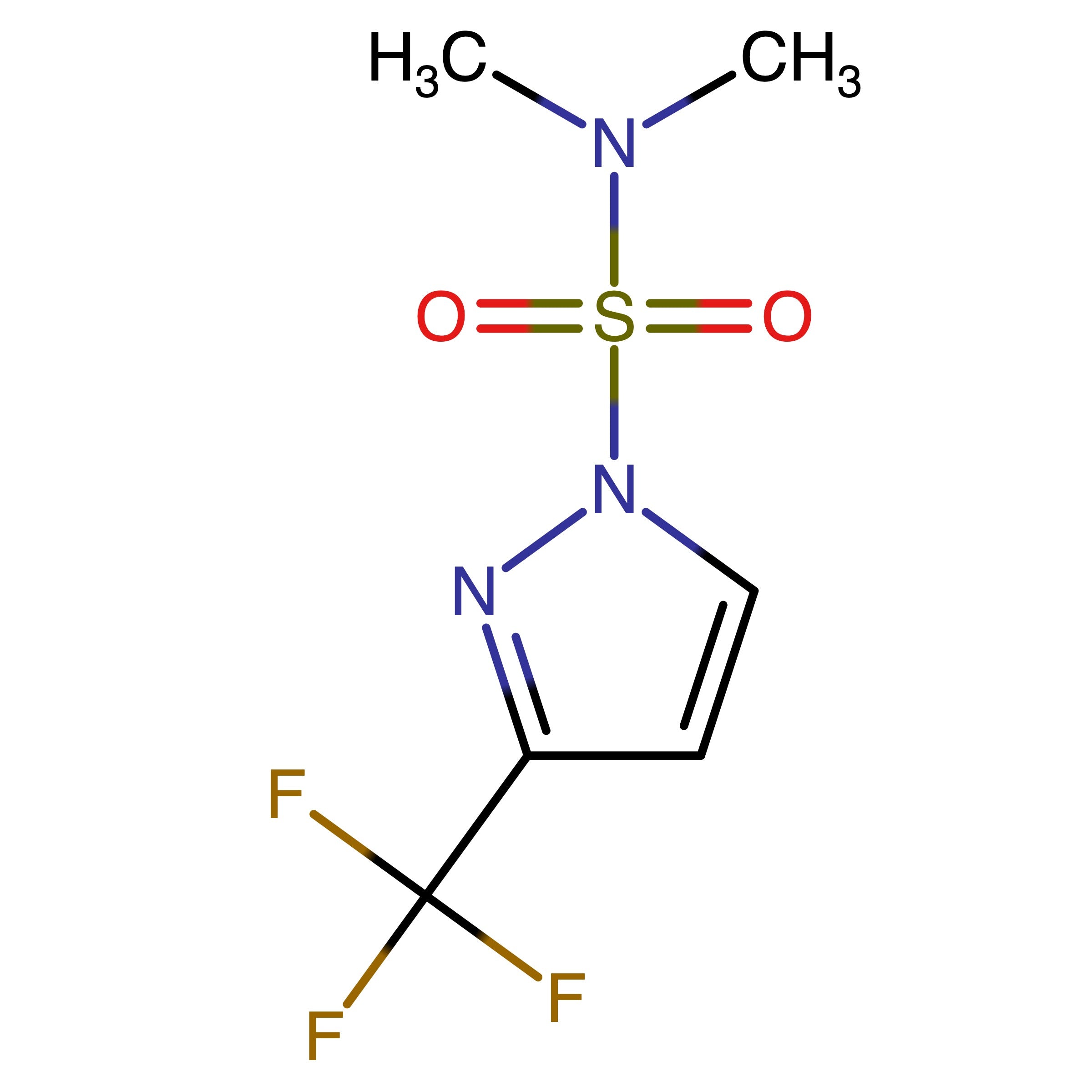 CAS 922516-21-0 | N,N-Dimethyl-3-(trifluoromethyl)-1H-pyrazole-1-sulfonamide | MFCD23381710