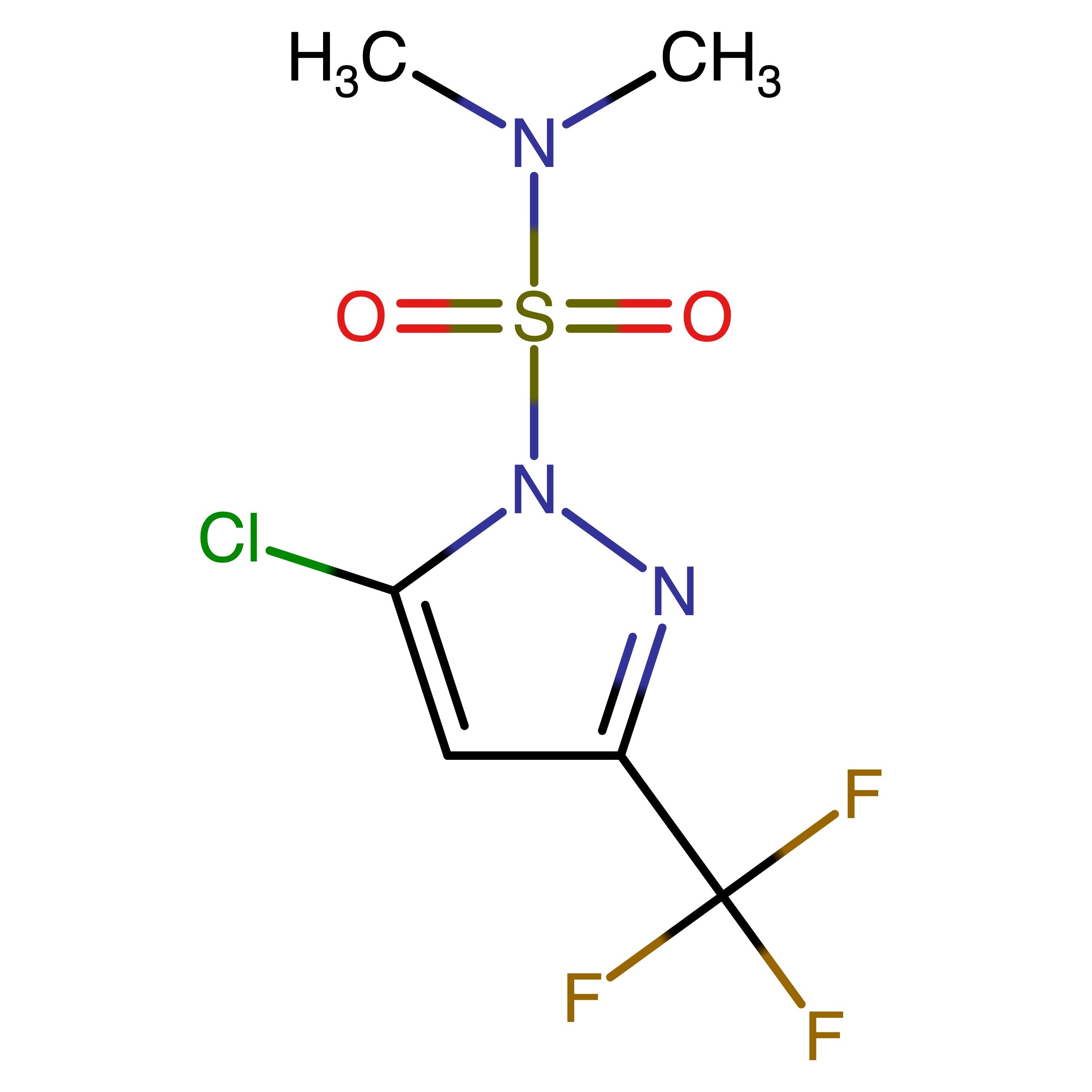 CAS 922516-22-1 | 5-Chloro-N,N-dimethyl-3-(trifluoromethyl)-1H-pyrazole-1-sulfonamide | MFCD23381708