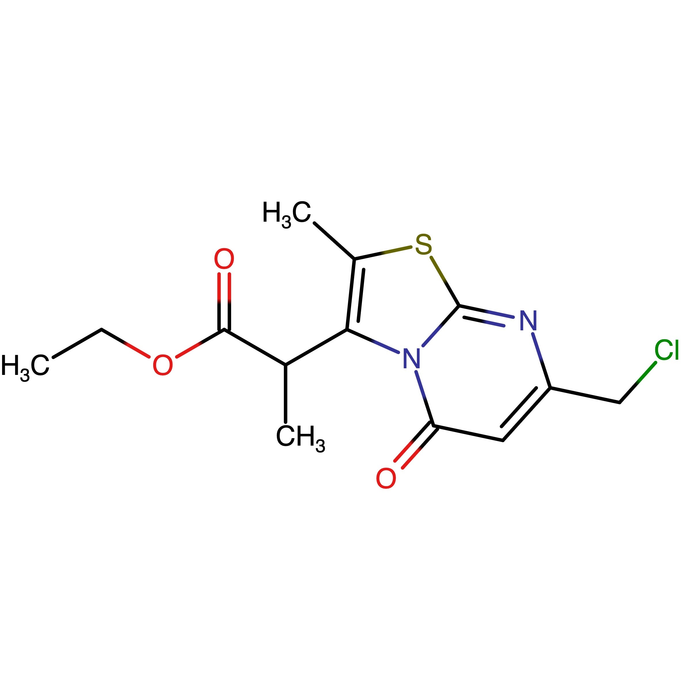 CAS 1698909-31-7 | Ethyl 2-(7-(chloromethyl)-2-methyl-5-oxo-5H-thiazolo[3,2-a]pyrimidin-3-yl)propanoate