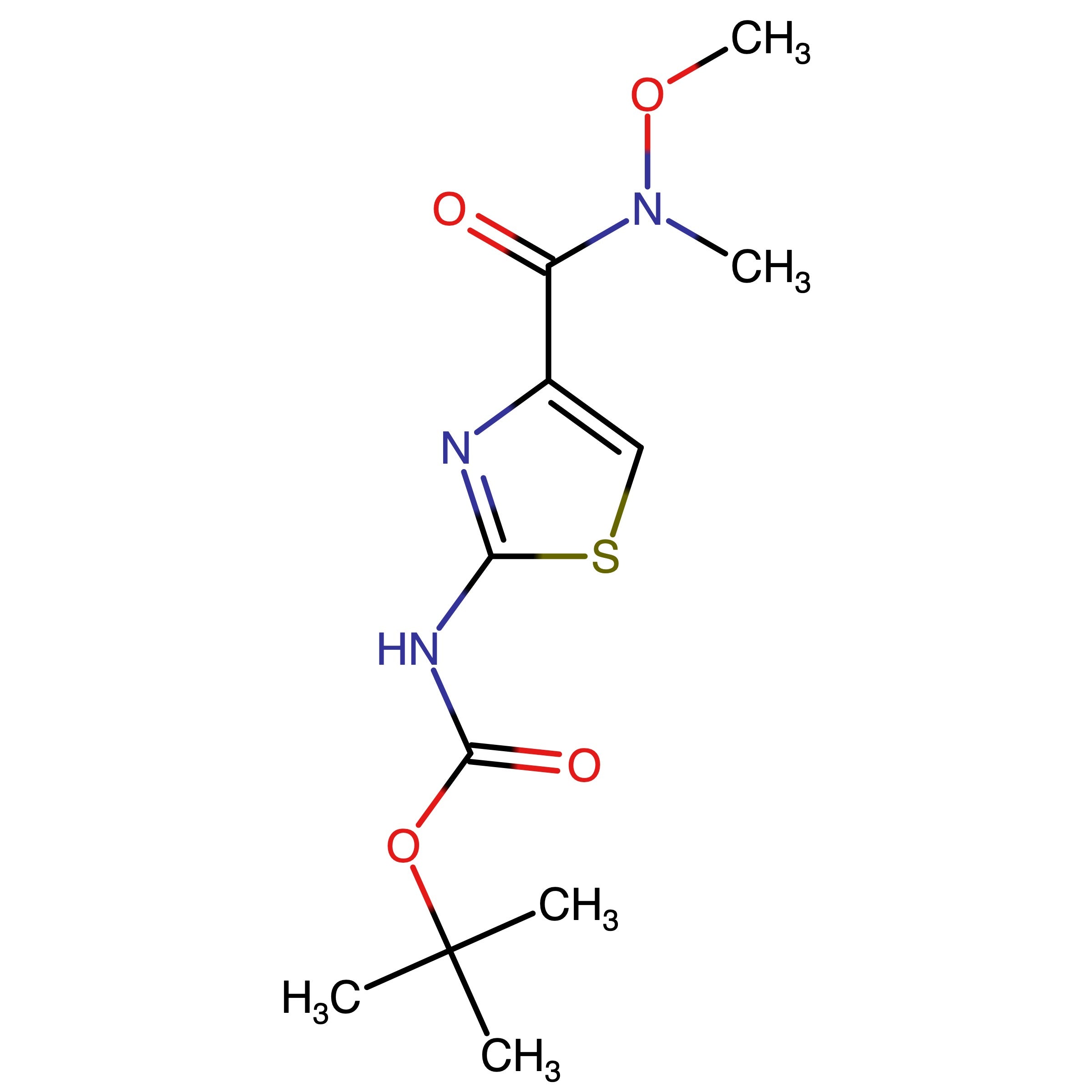CAS 762271-82-9 | tert-Butyl (4-(methoxy(methyl)carbamoyl)thiazol-2-yl)carbamate
