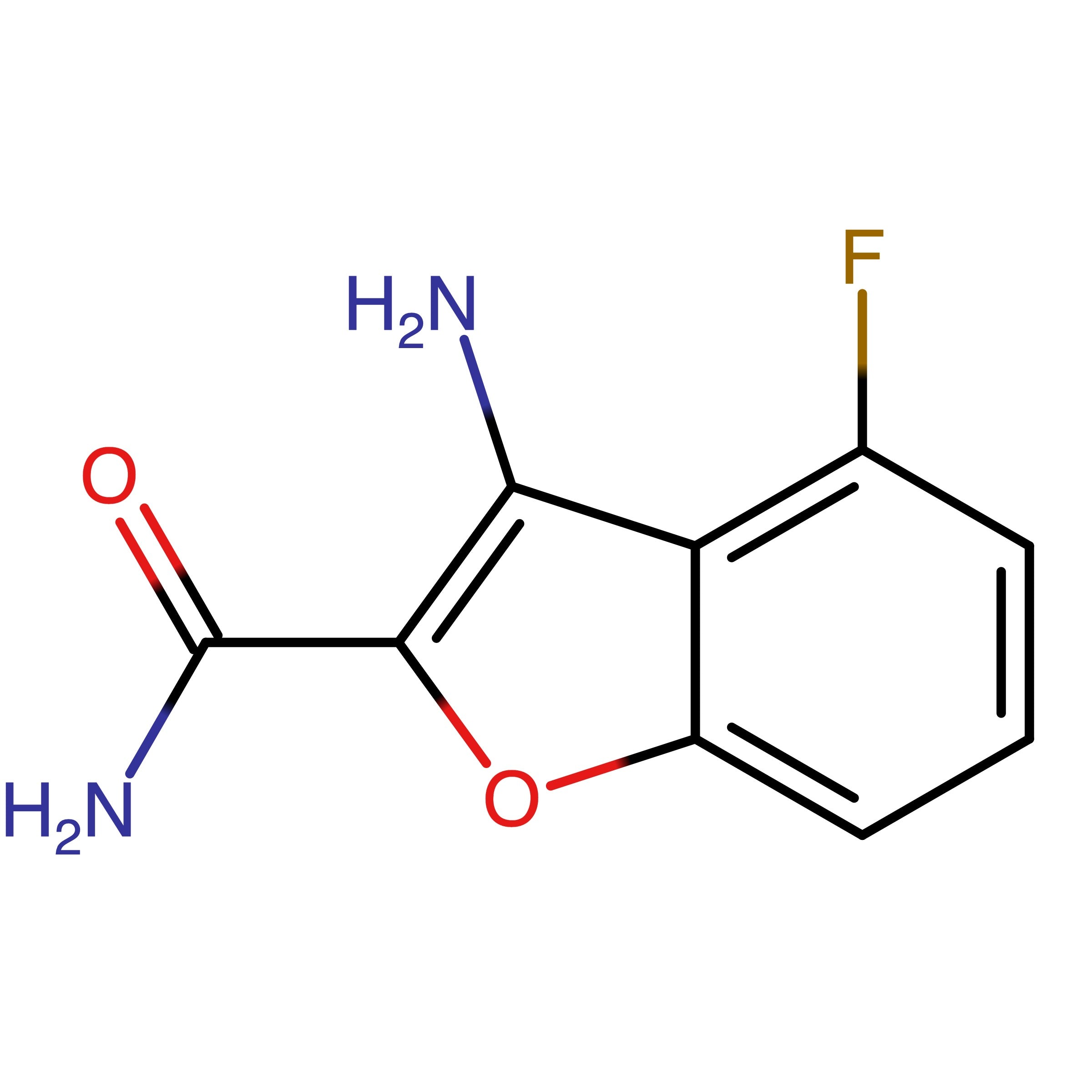 CAS 862088-23-1 | 3-Amino-4-fluorobenzofuran-2-carboxamide