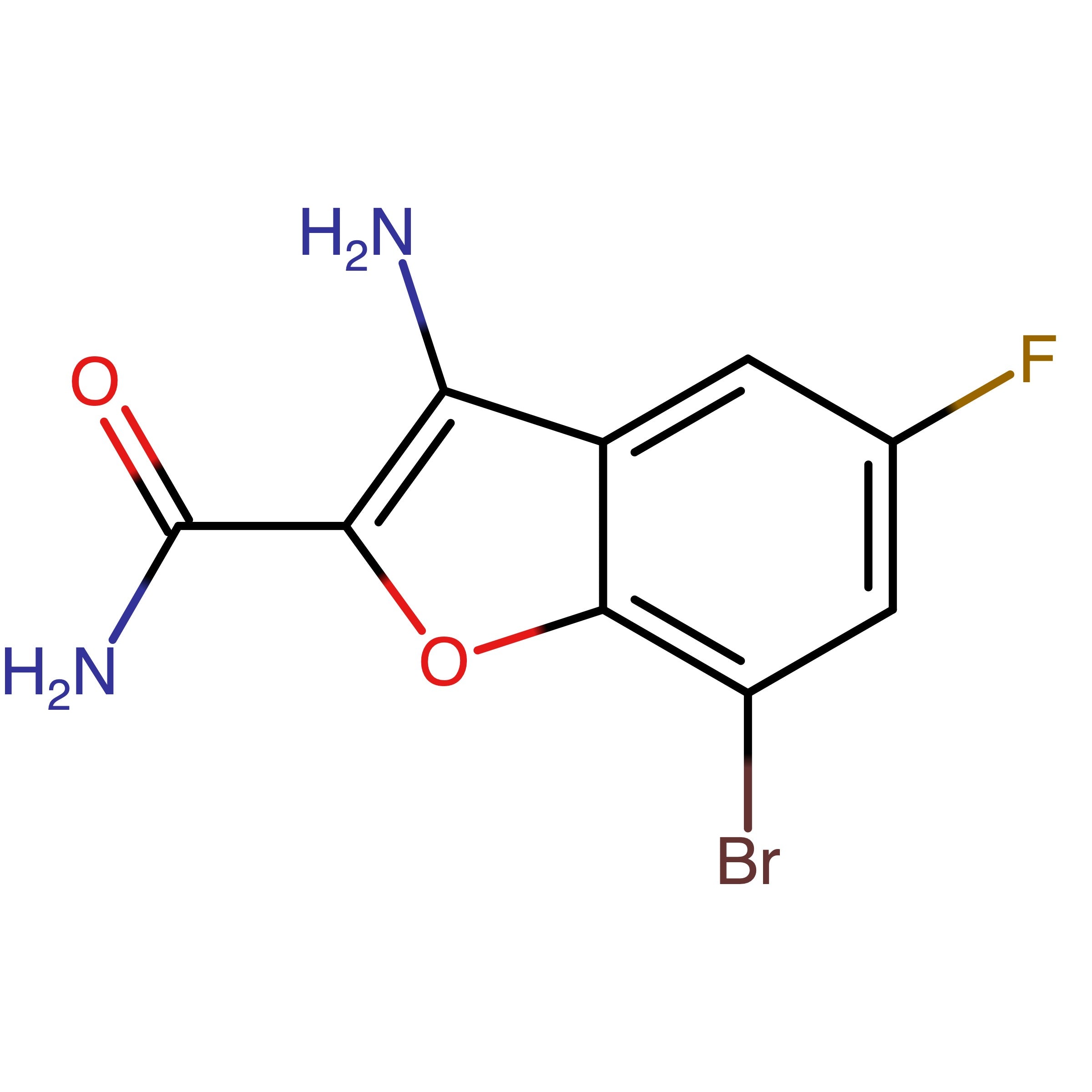 CAS 862088-28-6 | 3-Amino-7-bromo-5-fluorobenzofuran-2-carboxamide