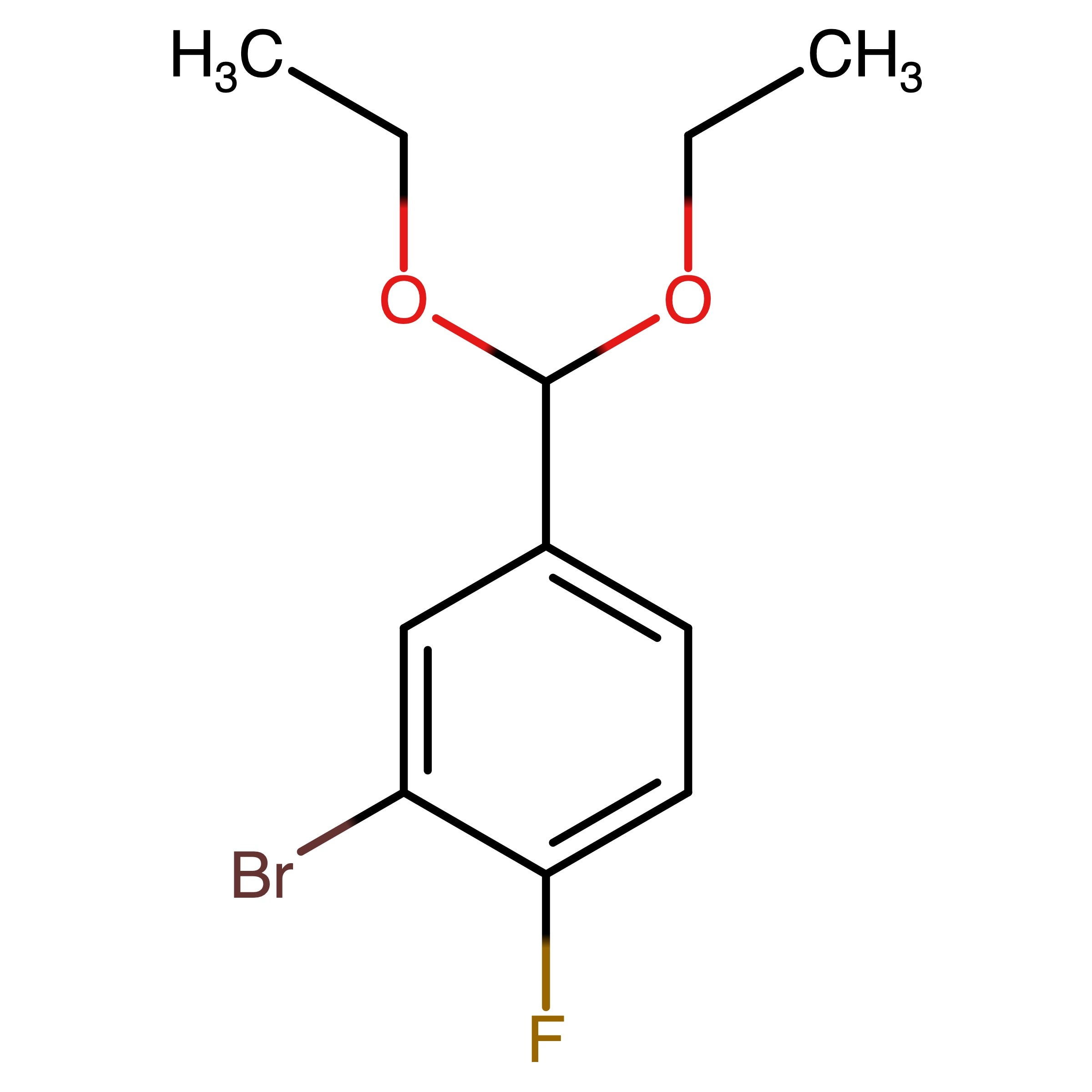 CAS 81658-88-0 | 2-Bromo-4-(diethoxymethyl)-1-fluorobenzene