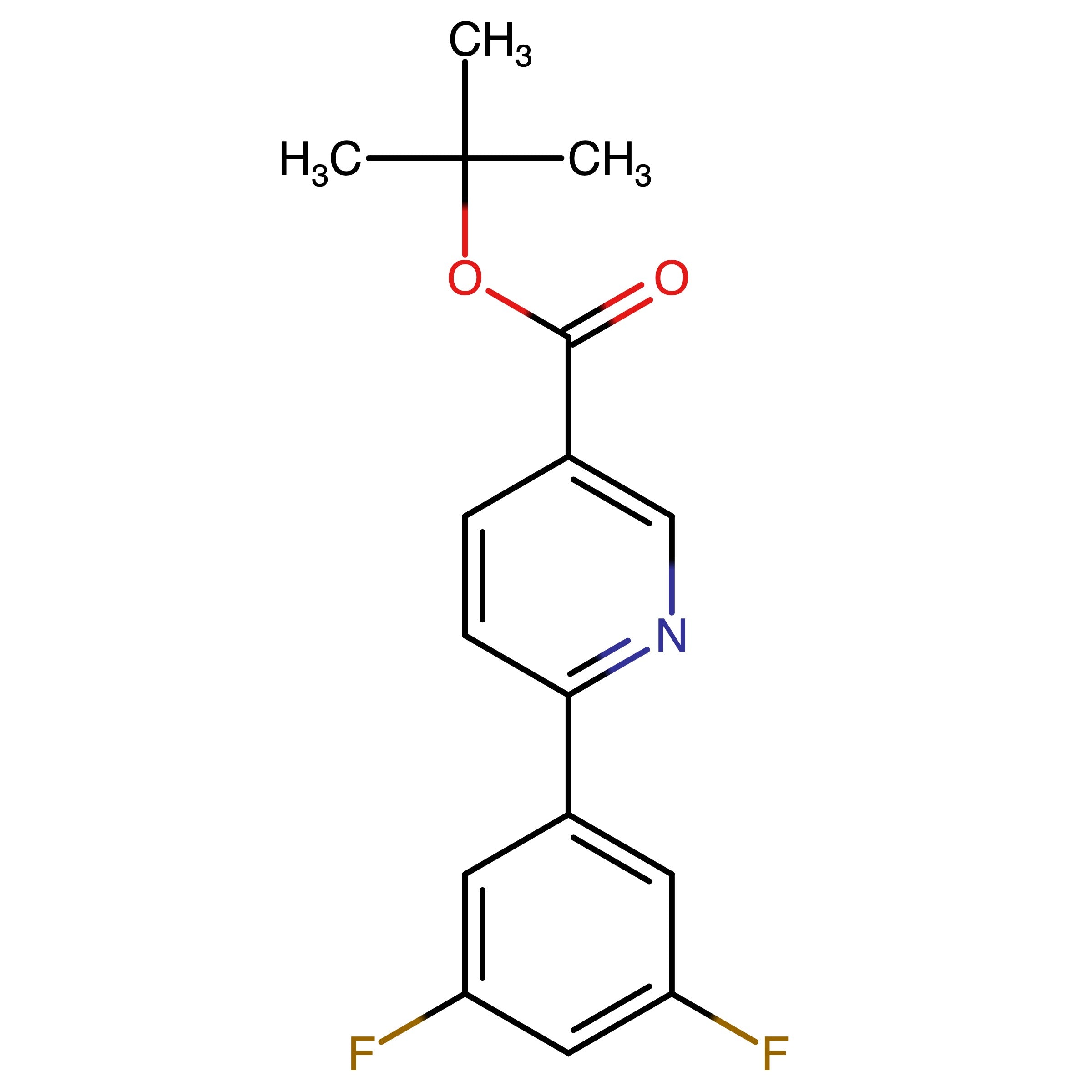 CAS 1033844-88-0 | tert-Butyl 6-(3,5-difluorophenyl)nicotinate