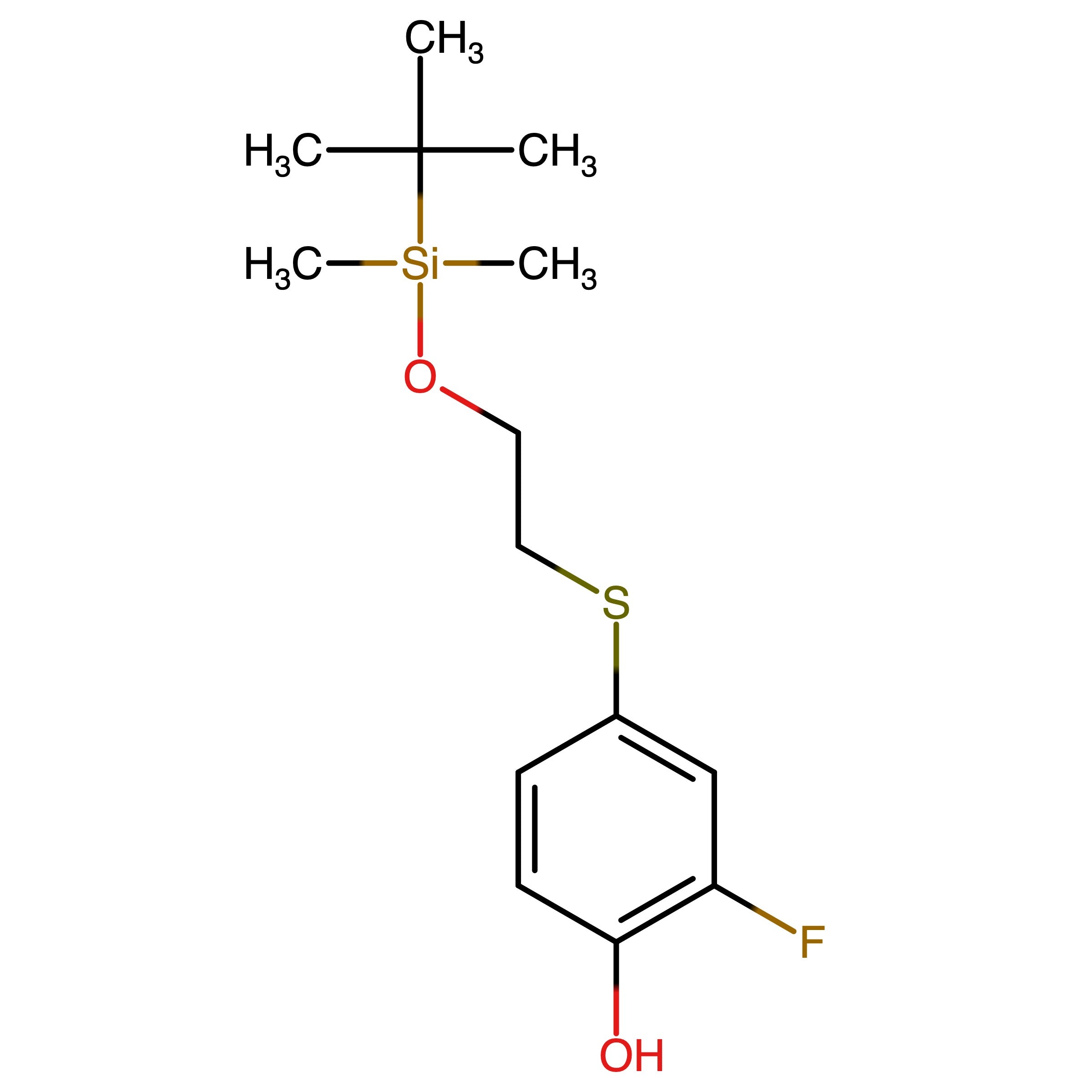 CAS 1258001-15-8 | 4-((2-((tert-Butyldimethylsilyl)oxy)ethyl)thio)-2-fluorophenol