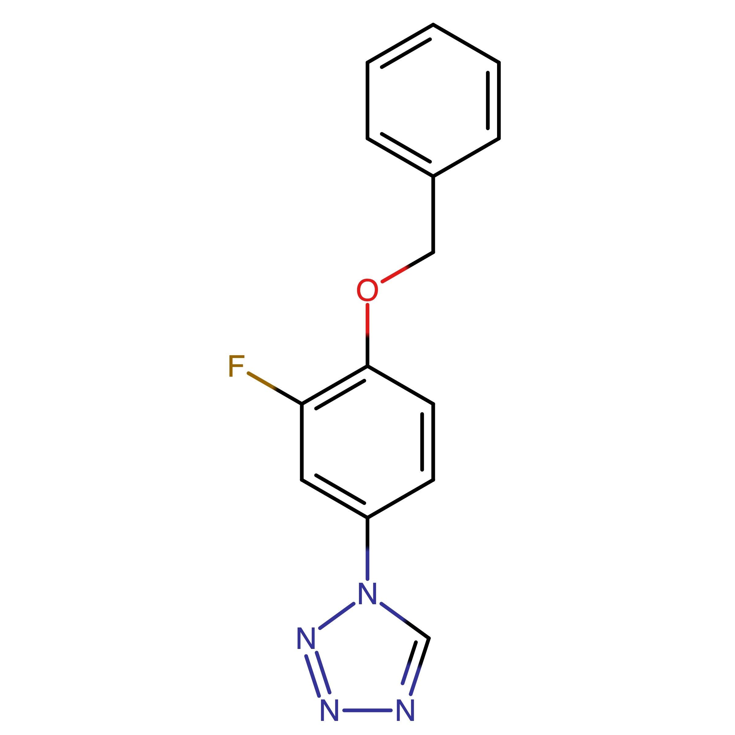 CAS 1258001-16-9 | 1-(4-(Benzyloxy)-3-fluorophenyl)-1H-tetrazole