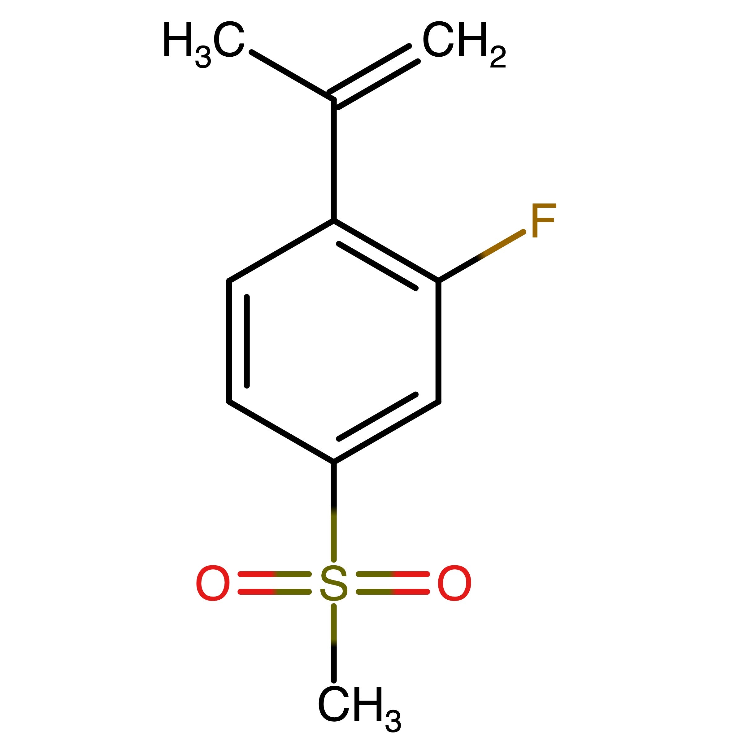 CAS 1258001-45-4 | 2-Fluoro-4-(methylsulfonyl)-1-(prop-1-en-2-yl)benzene