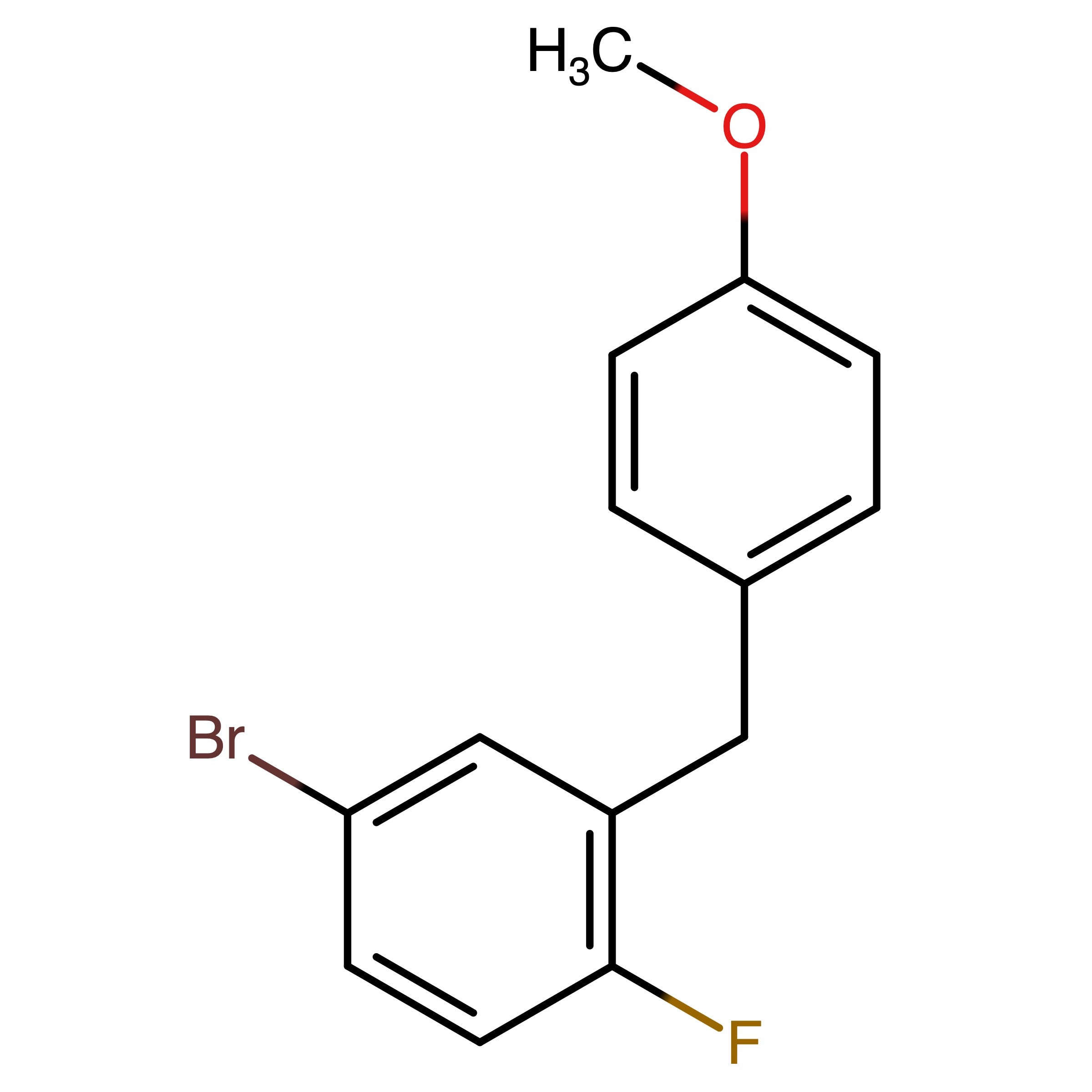 CAS 1181681-00-4 | 4-Bromo-1-fluoro-2-(4-methoxybenzyl)benzene | MFCD28972650
