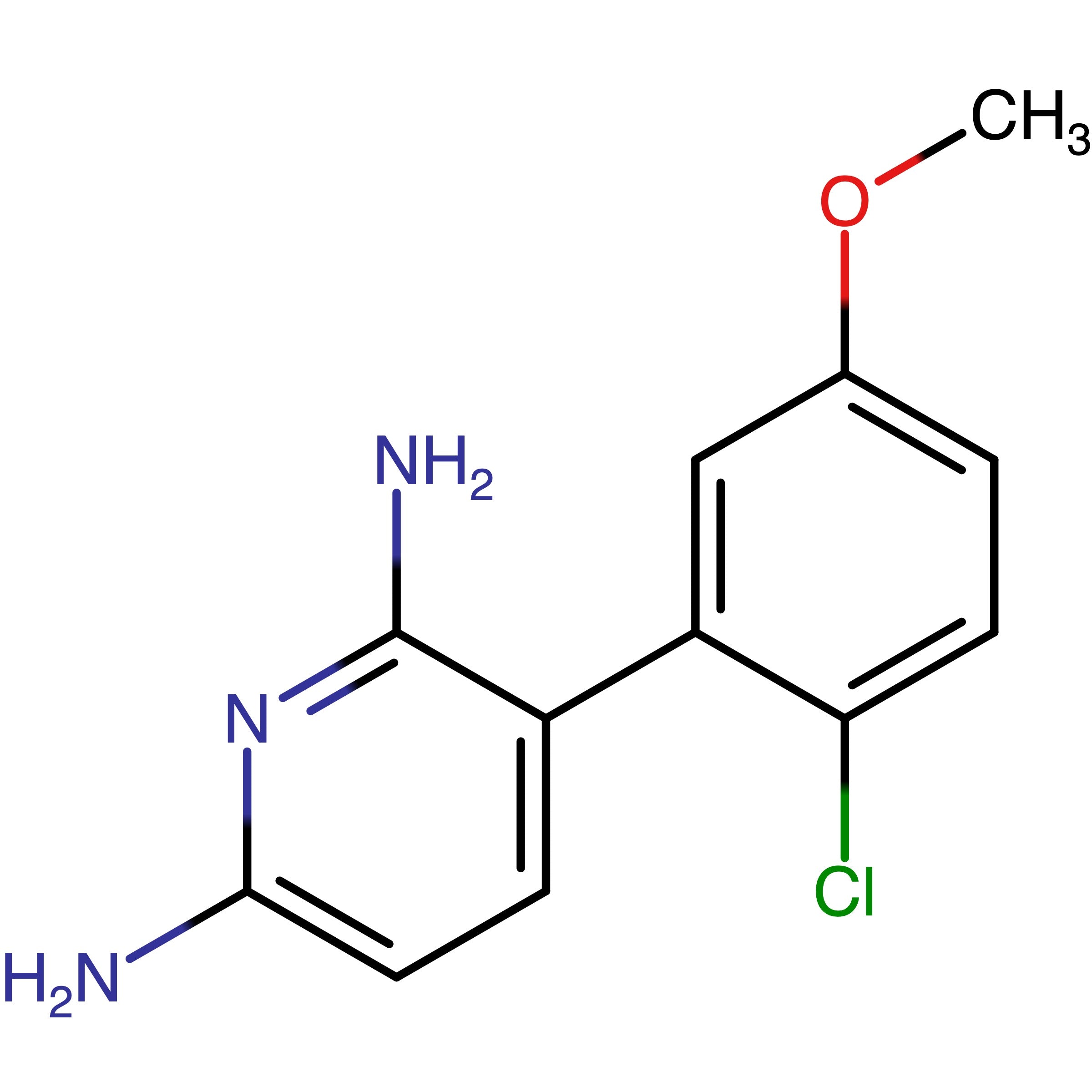 CAS 1079401-92-5 | 3-(2-Chloro-5-methoxyphenyl)pyridine-2,6-diamine