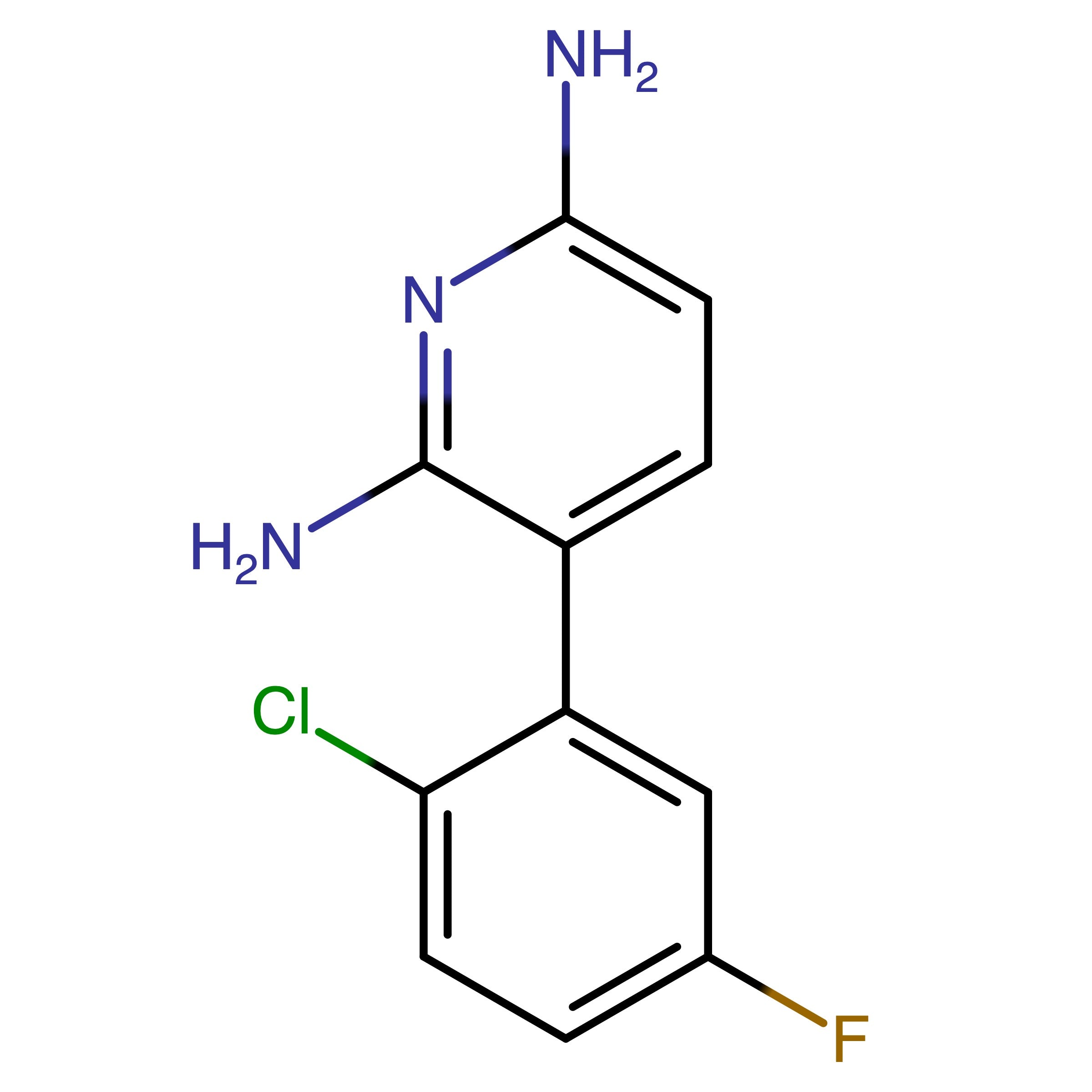 CAS 1079401-94-7 | 3-(2-Chloro-5-fluorophenyl)pyridine-2,6-diamine