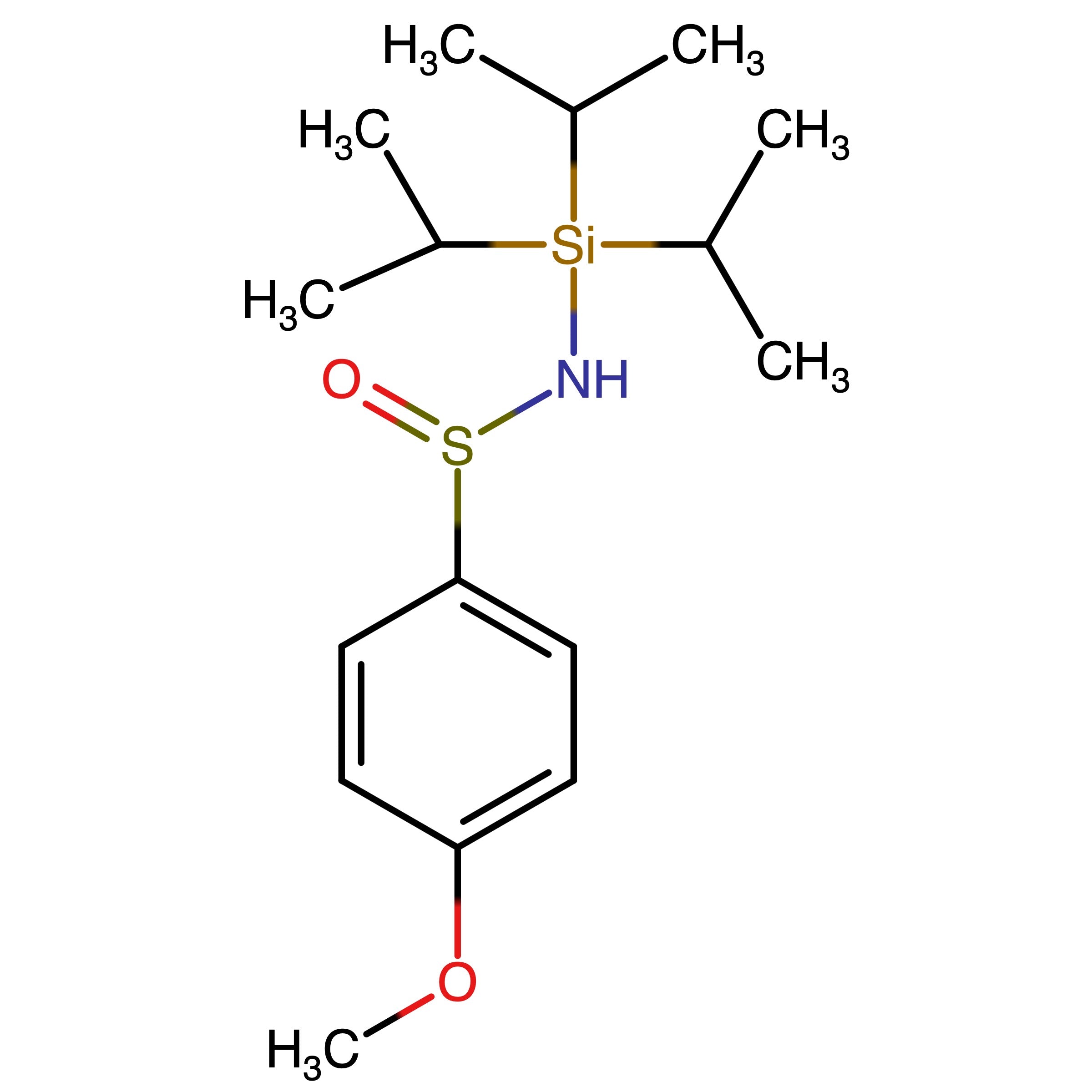 4-Methoxy-N-(triisopropylsilyl)benzenesulfinamide