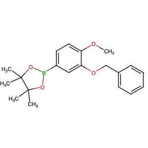1005010-03-6 | 2-[4-Methoxy-3-(phenylmethoxy)phenyl]-4,4,5,5-tetramethyl-1,3,2-dioxaborolane - Hoffman Fine Chemicals
