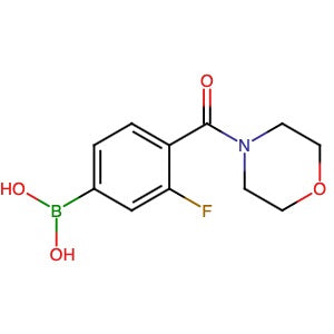 1008119-70-7 | (3-Fluoro-4-(morpholine-4-carbonyl)phenyl)boronic acid - Hoffman Fine Chemicals