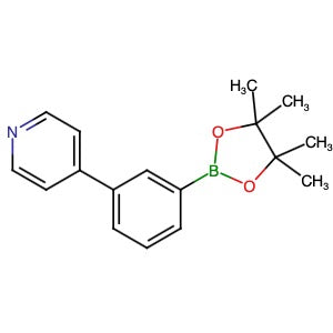 1009033-83-3 | 4-[3-(4,4,5,5-Tetramethyl-1,3,2-dioxaborolan-2-yl)phenyl]pyridine - Hoffman Fine Chemicals