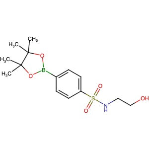 1014613-40-1 | N-(2-Hydroxyethyl)-4-(4,4,5,5-tetramethyl-1,3,2-dioxaborolan-2-yl)benzenesulfonamide - Hoffman Fine Chemicals