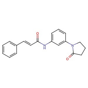 1014949-96-2 | (E)-N-[3-(2-Oxopyrrolidin-1-yl)phenyl]-3-phenylprop-2-enamide - Hoffman Fine Chemicals