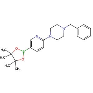 1015242-03-1 | 2-(4-Benzylpiperazino)pyridine-5-boronic acid, pinacol ester - Hoffman Fine Chemicals