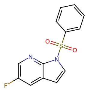 1015608-79-3 | 5-Fluoro-1-(phenylsulfonyl)-1H-pyrrolo[2,3-b]pyridine - Hoffman Fine Chemicals