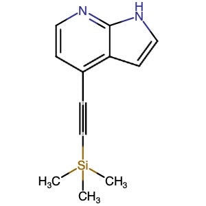 1015609-91-2 | 4-[2-(Trimethylsilyl)ethynyl]-1H-pyrrolo[2,3-b]pyridine - Hoffman Fine Chemicals