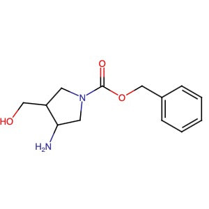 1017789-40-0 | Benzyl 3-amino-4-(hydroxymethyl)pyrrolidine-1-carboxylate - Hoffman Fine Chemicals