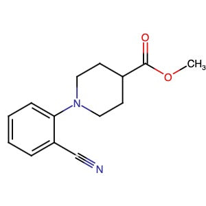 1020918-91-5 | Methyl 1-(2-cyanophenyl)-4-piperidinecarboxylate - Hoffman Fine Chemicals