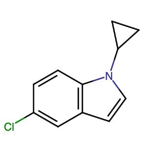 1021154-57-3 | 5-Chloro-1-cyclopropyl-1H-indole - Hoffman Fine Chemicals