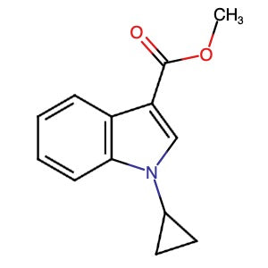 1021154-59-5 | Methyl 1-cyclopropyl-1H-indole-3-carboxylate - Hoffman Fine Chemicals