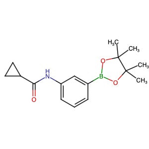 1031747-40-6 | N-[3-(4,4,5,5-Tetramethyl-1,3,2-dioxaborolan-2-yl)phenyl]cyclopropanecarboxamide - Hoffman Fine Chemicals