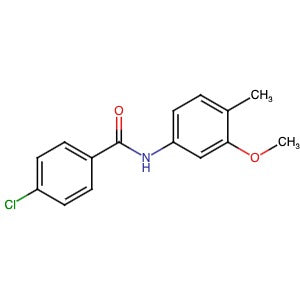 104689-81-8 | 4-Chloro-N-(3-methoxy-4-methylphenyl)benzamide - Hoffman Fine Chemicals