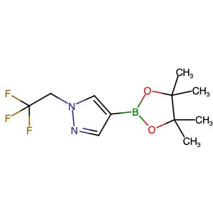 1049730-42-8 | 4-(4,4,5,5-Tetramethyl-1,3,2-dioxaborolan-2-yl)-1-(2,2,2-trifluoroethyl)-1H-pyrazole - Hoffman Fine Chemicals