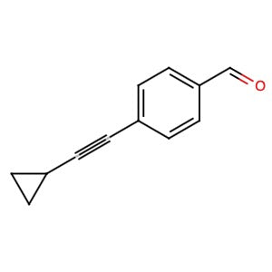 1051396-31-6 | 4-(2-Cyclopropylethynyl)benzaldehyde - Hoffman Fine Chemicals