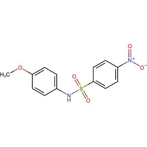 10553-17-0 | N-(4-Methoxyphenyl)-4-nitrobenzenesulfonamide - Hoffman Fine Chemicals